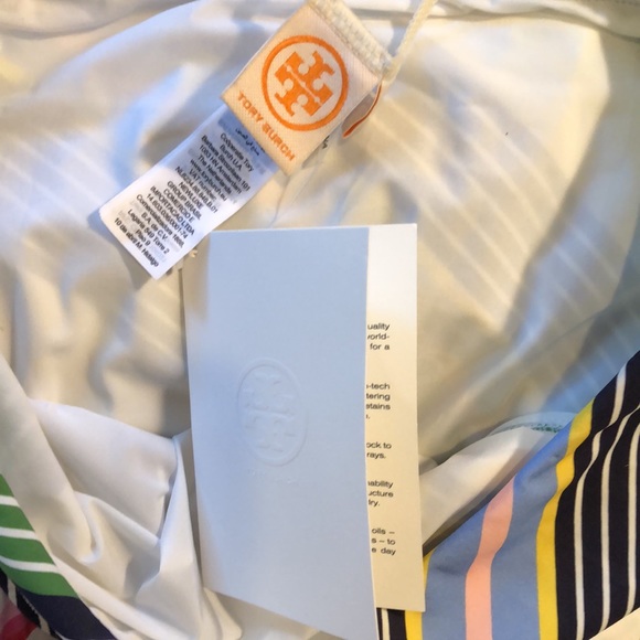 NEW Tory Burch Field Stripe Swim Bottoms Small NWT - Picture 5 of 10